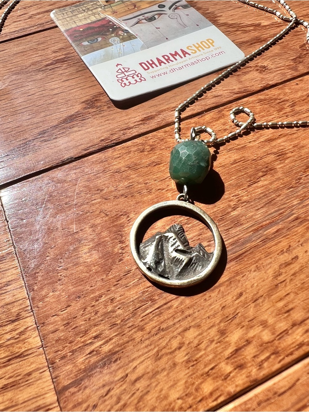 New Silver Mountain Long Pendant Necklace